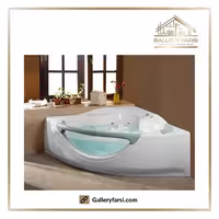 جکوزی دو نفره سه کنج پرشین استاندارد مدل پرنسس تیپ1 سایز 67*155*155