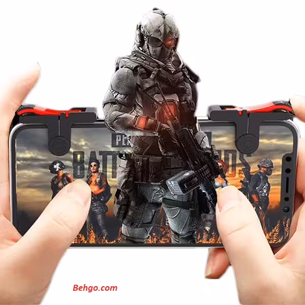 دسته بازی پابجی موبایل مدل D9 دسته بازی Pubg مناسب گیم مخصوص گوشی موبایل و تبلت D9 PUBG Mobile Game Controller