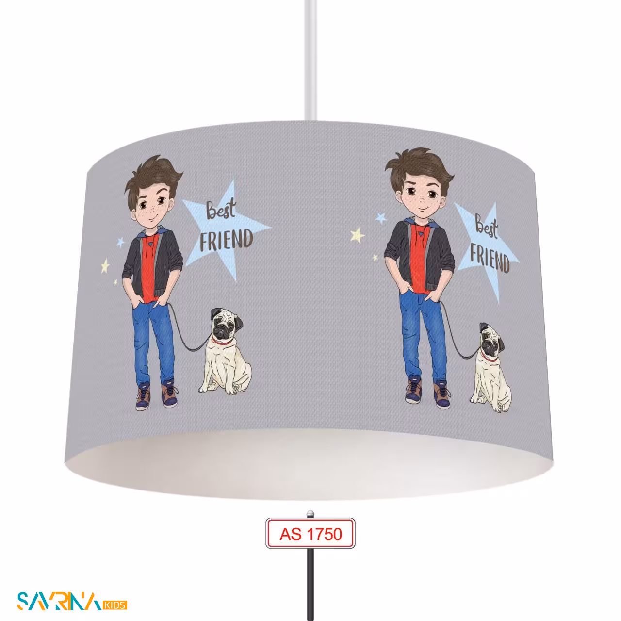 لوستر بچگانه طرح پسر خوشتیپ کد AS1750