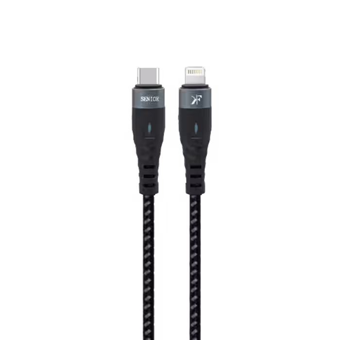 کابل شارژ لایتنینگ به Type C برند KF-Senior مدل C.IP.S8