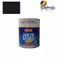 رنگ روغنی مشکی براق یک کیلویی ساندورا