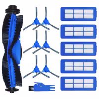 اکسسوری 12عددی جارو رباتیک یوفی مناسب مدل های Eufy Robovac 11S Max, 15C Max, 30C Max, G20, G30, G30 Edge, G32 Pro (ارسال 10 الی 15 روز کاری)
