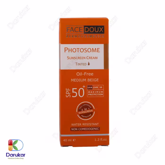 کرم ضد آفتاب رنگی فیس دوکس مدل فوتوزوم با SPF50