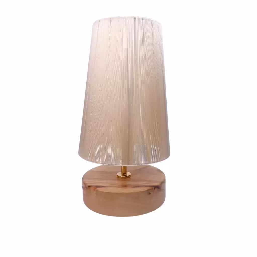 آباژور چوبی دوکی بلند کد LA5522