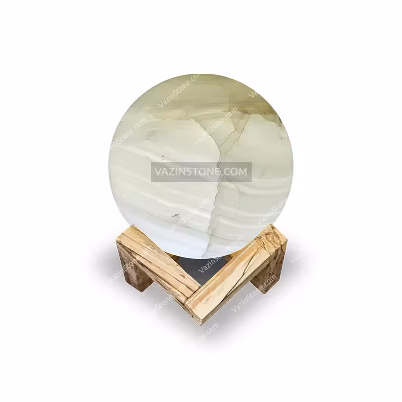 گوی سنگی مرمر چراغ‌دار