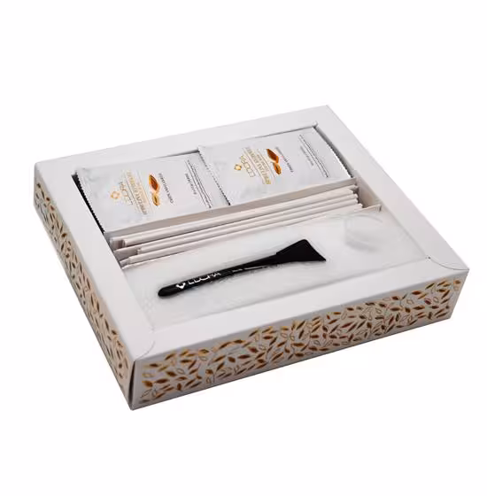 ماسک پودری اسپیرولینا هیدروژلی حاوی کازئین و بذر کتان 12 عددی