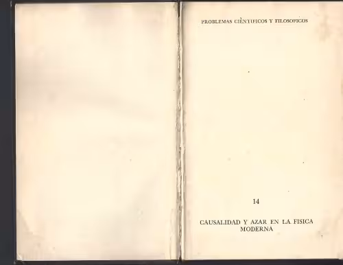 خرید و دانلود نسخه کامل کتاب Causalidad y azar en la física moderna