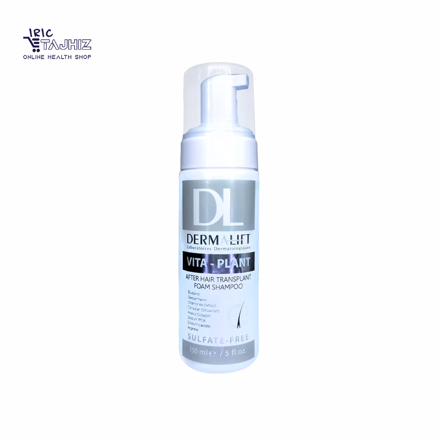 شامپو مناسب موهای کاشته شده ویتا پلنت درمالیفت DERMALIFT حجم 150 میلی لیتر