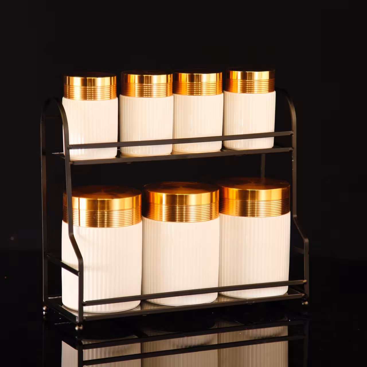 پاسماوری استوانه خط دار سفید آسا