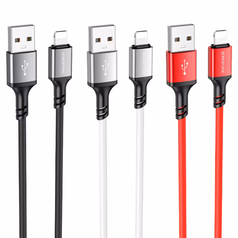 کابل شارژ USB-A به Lightning بروفون مدل BX83 طول 1 متر