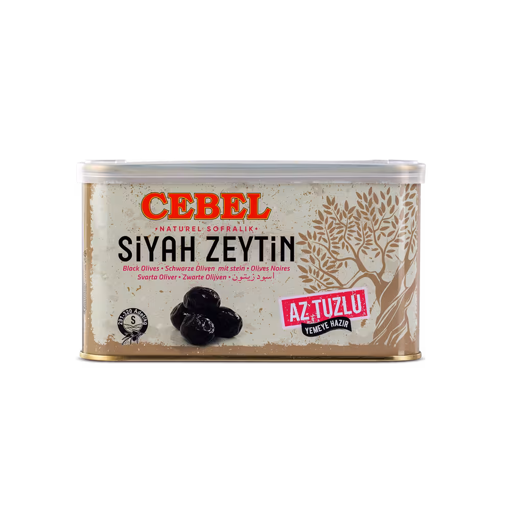 زیتون سیاه کم نمک جبل - 750 گرم