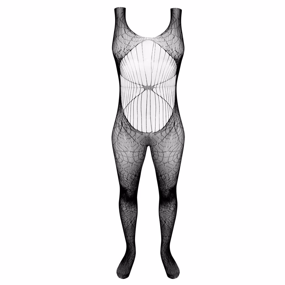 سرهمی فانتزی مدل فیشنت تار عنکبوتی کد 4855-7106 رنگ مشکی