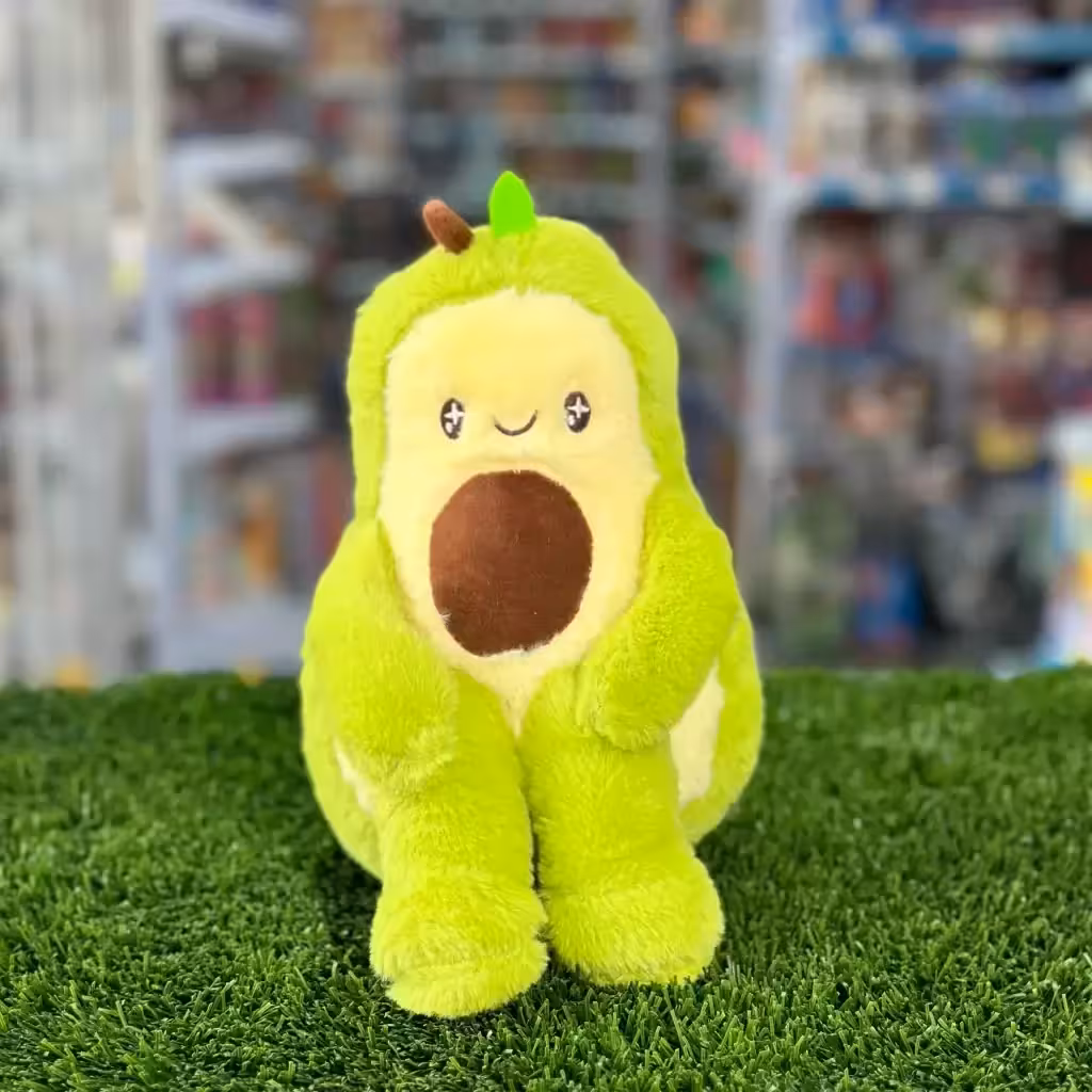 عروسک آووکادو زانو به بغل 25 سانتی