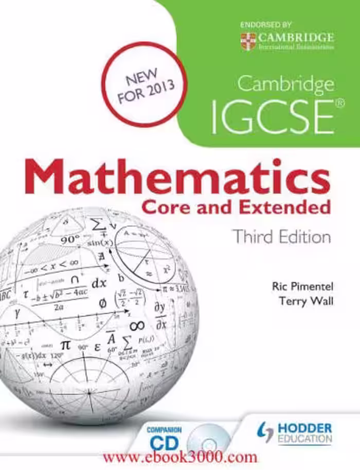 خرید و دانلود نسخه کامل کتاب Cambridge IGCSE Mathematics: Core &amp; Extended