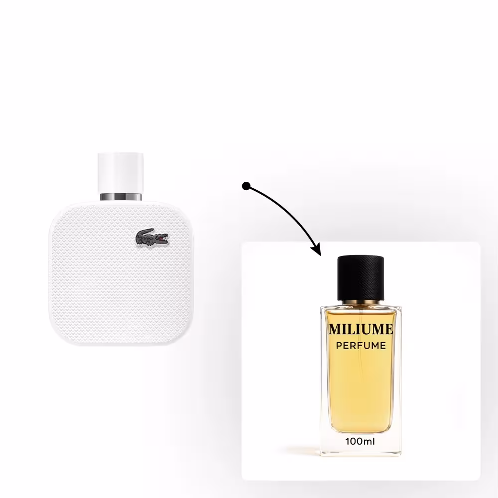 اسانس عطر Lacoste L.12.12 Blanc برند RenneTouch - کد 1447 - لاگوست سفید 100ML - میلیوم پرفیوم
