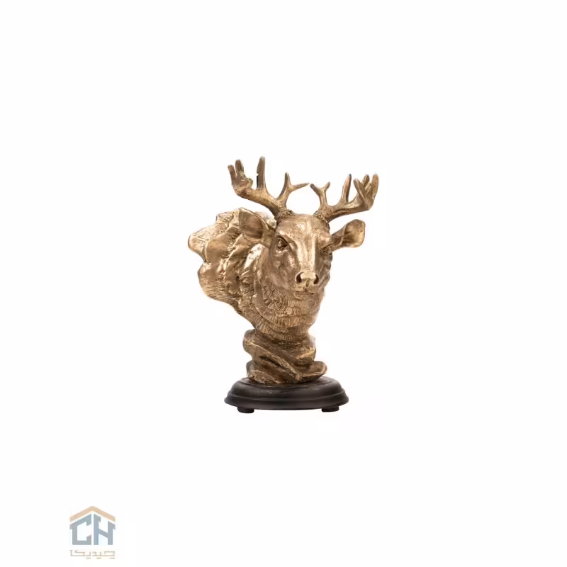 مجسمه گوزن گلدکیش طرح برنز مدل 4797