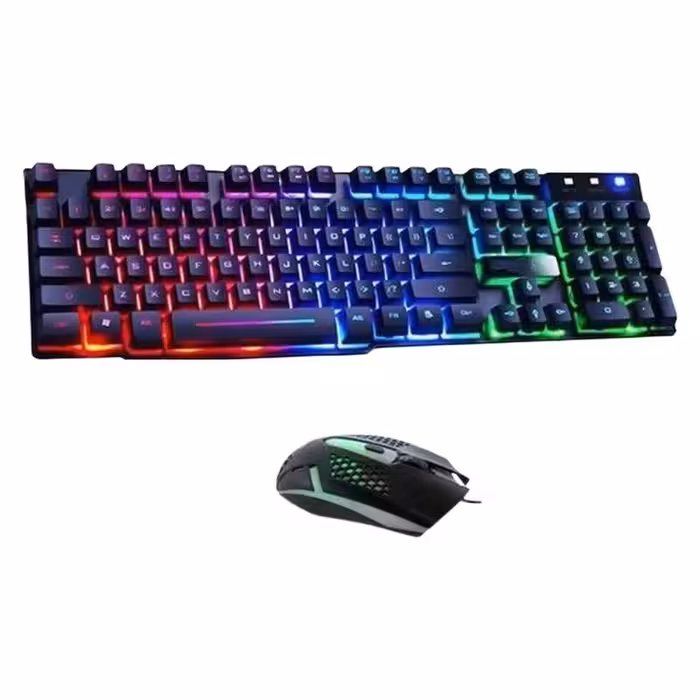 کیبورد و ماوس گیمینگ یوسیتک مدل CO 3080G، سوییچ ممبران، Full-Size، نورپردازی RGB | کالا مکس