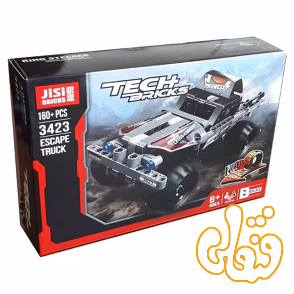 ساختنی لگو ماشین عقب کش 3423