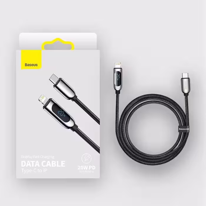 کابل تبدیل 1 متری لایتنینگ به USB-C باسئوسCATLSK-01