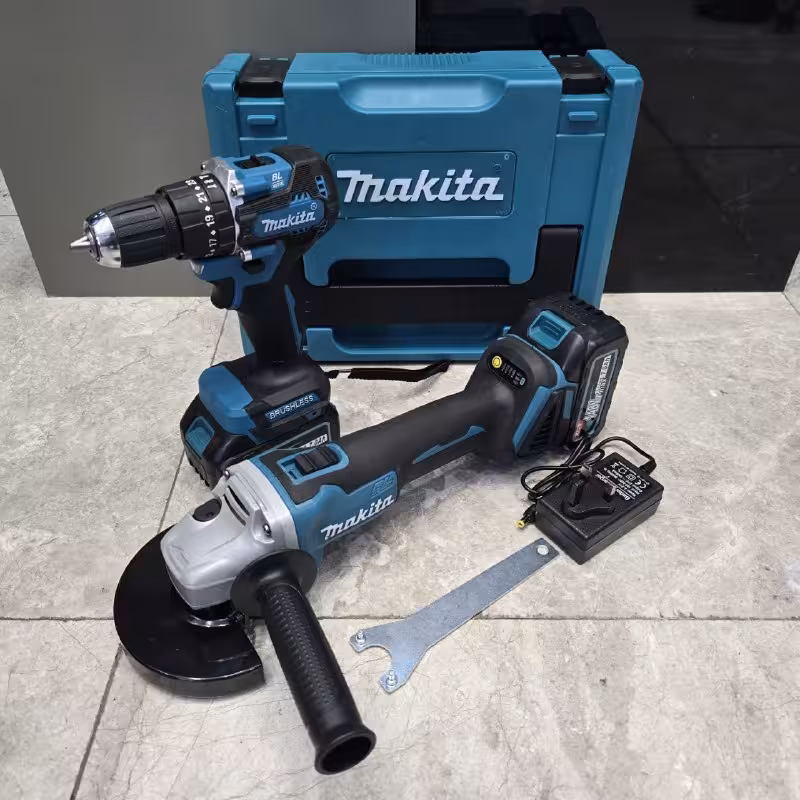 کیت دو‌عددی مینی فرز و دریل شارژی براشلس