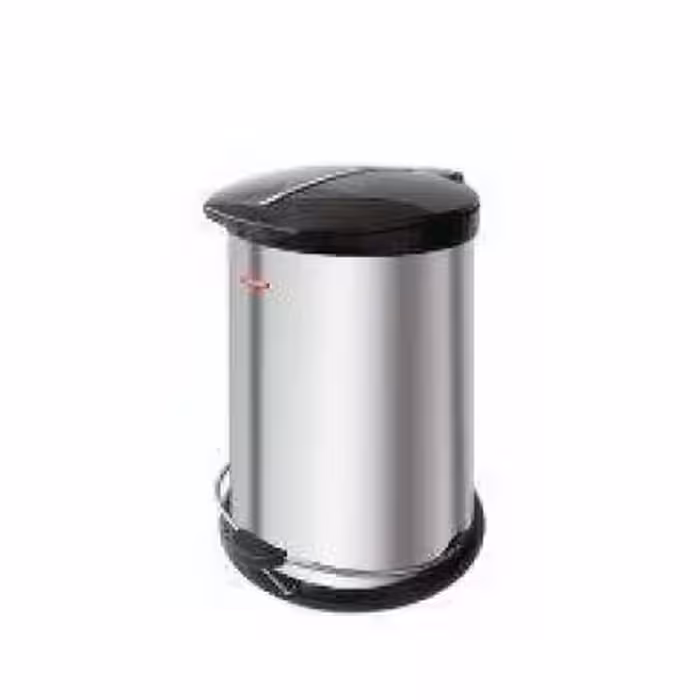 سطل زباله خانگی پدال دار برند شفق مدل NP45 (رنگی)