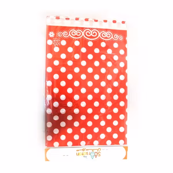 سفره خالخالی قرمز و سفید