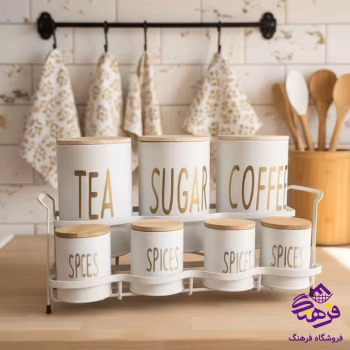 پاسماوری 7 پارچه ایدو درب بامبو