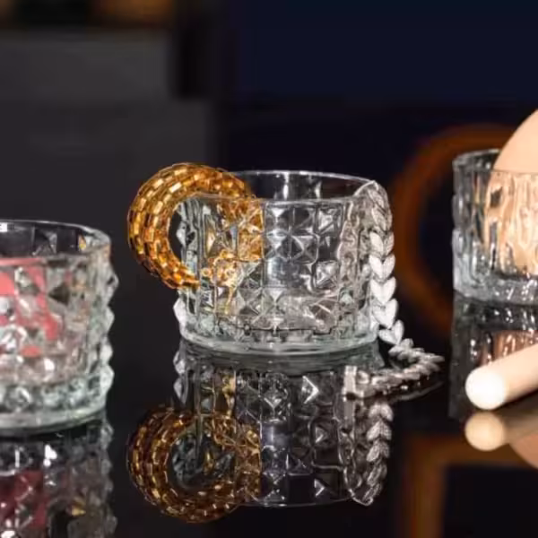 جا شمعی بلور الیزابت