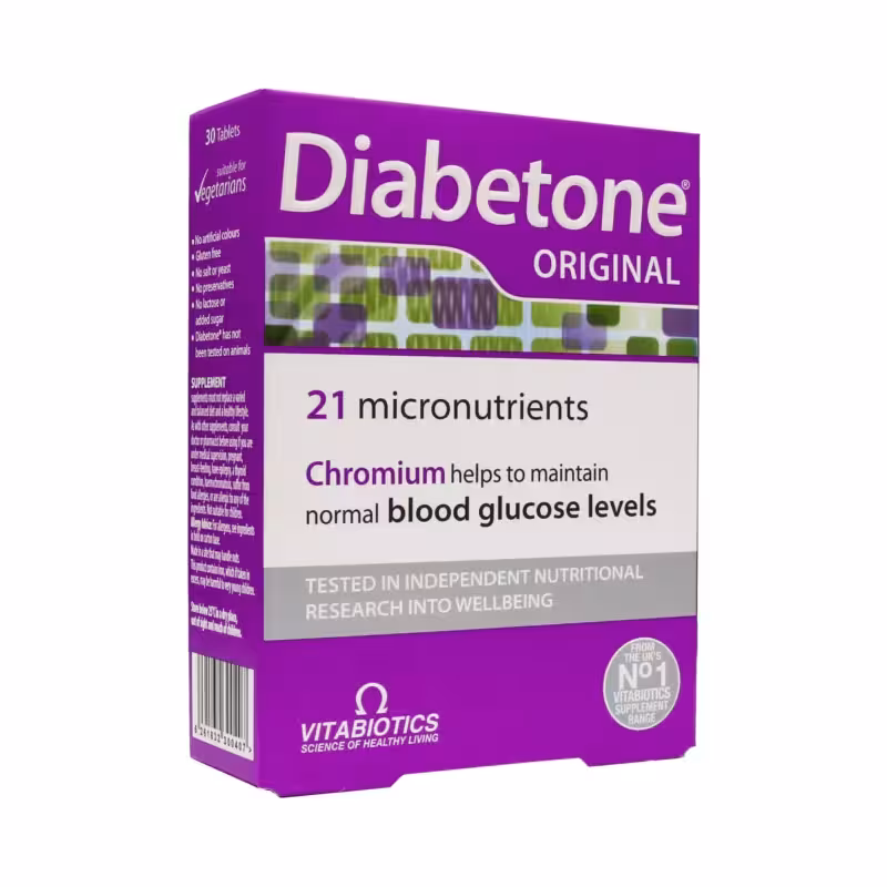 قرص دیابتون (بدون گلوتن و لاکتوز) 30 عددی ویتابیوتیکس