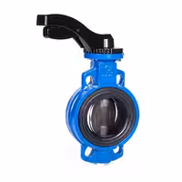 شیر پروانه ای چدنی ویفری اهرمدار فاراب