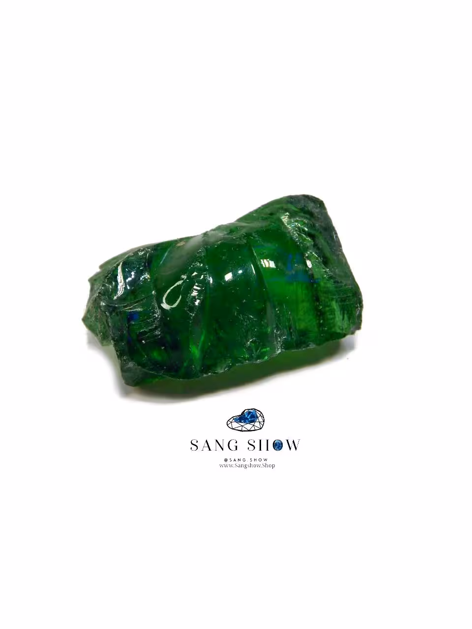 کریستال ابسیدین سبز نمونه خالص و اصل و معدنی از منطقه بینگول ترکیه S1214