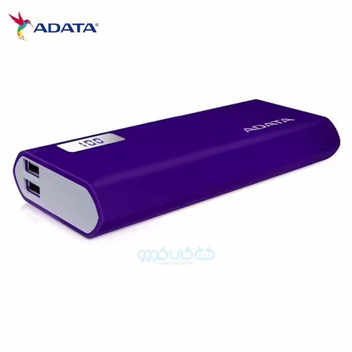 پاور بانک 12.500 میلی آمپر ای دیتا مدل ADATA P12500D رنگ بنفش
