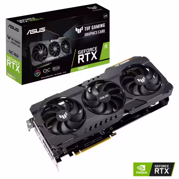 کارت گرافیک ایسوس TUF RTX3060TI O8G V2 GAMING