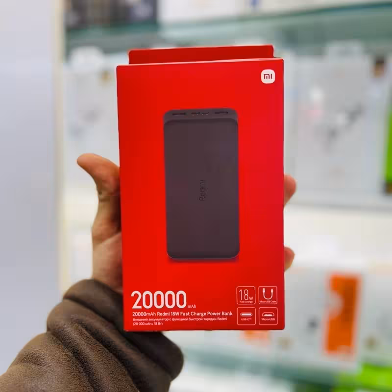 پاوربانک اورجینال شیائومی 20 هزار میلی آمپر