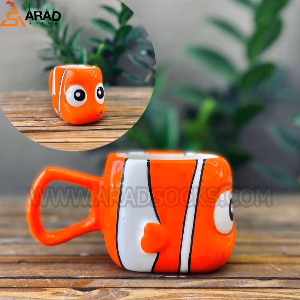 ماگ سرامیکی دستساز طرح نمو