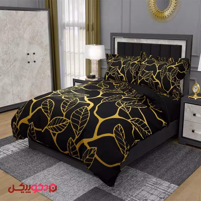 روتختی سه بعدی طرح برگ طلایی B708