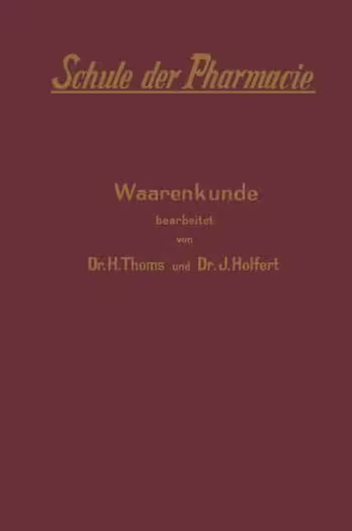 خرید و دانلود نسخه کامل کتاب Schule der Pharmacie. Waarenkunde V
