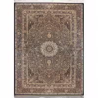 فرش دستباف گونه ابریشم قم کد 200g
