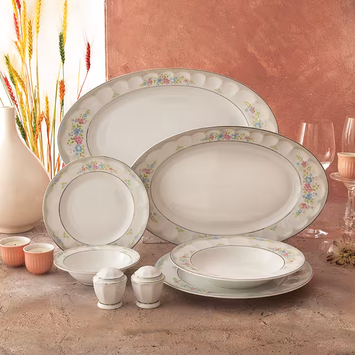 سرویس 29 پارچه 6 نفره طرح کاررا گلد