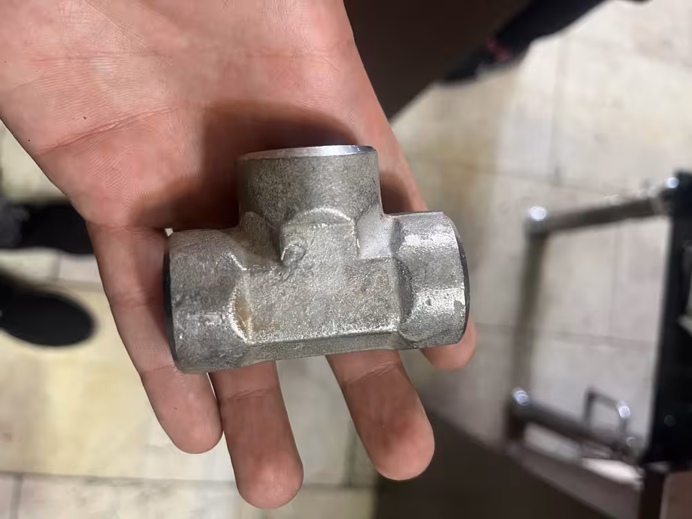 سه راه مساوی   ساکت سایز 1/2اینج کلاس 3000 از جنس ? SA182F/