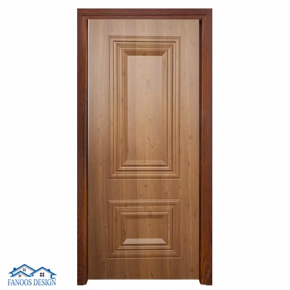 درب اتاق خواب سبک کلاسیک وکیوم‌کاری شده کد 1372