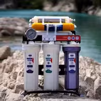 دستگاه تصفیه آب 7 مرحله ای هفت فیلتره بدون برق و مخزن برای آب با سختی متوسط - 15 ماه ضمانت