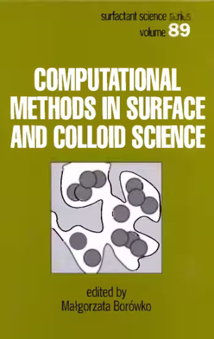 خرید و دانلود نسخه کامل کتاب Computational methods in surface and colloid science