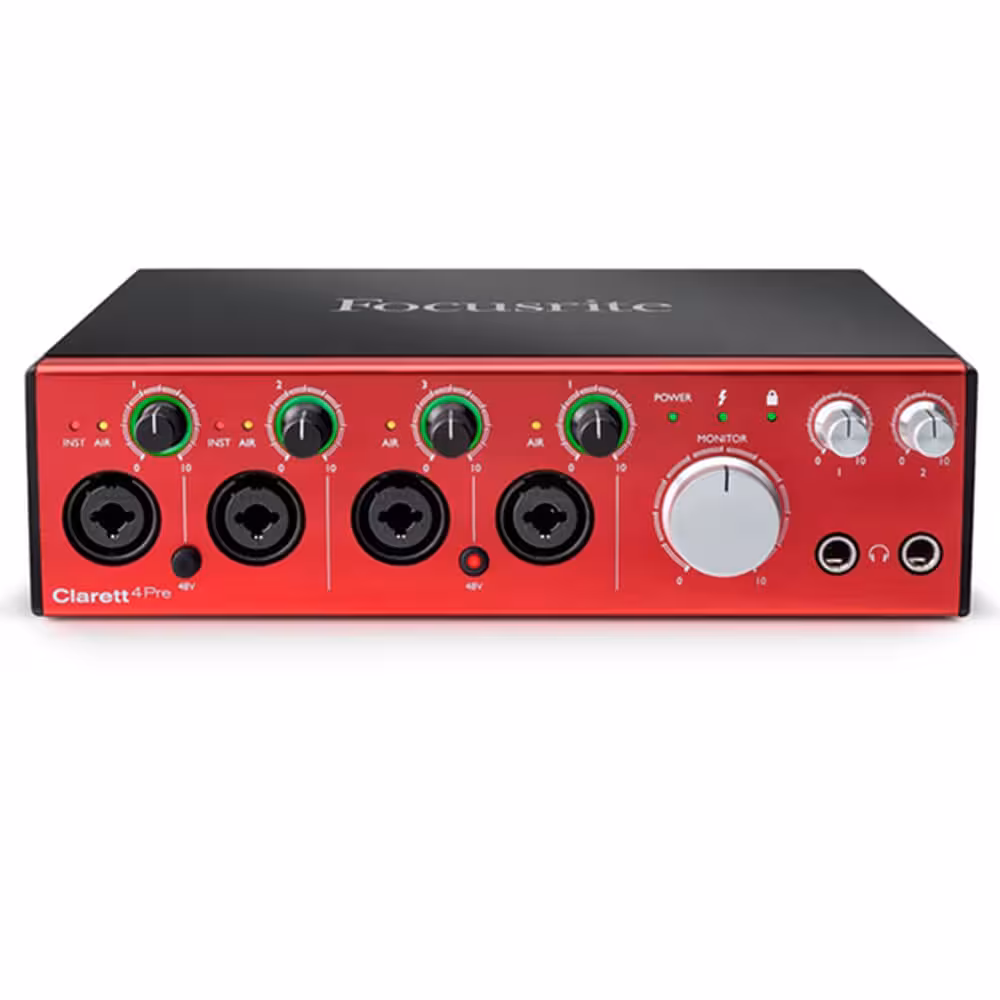 کارت صدا Focusrite Clarett 4Pre Thunderbolt