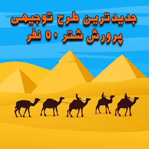 خرید و دانلود طرح توجیهی پرورش شتر 50 نفر