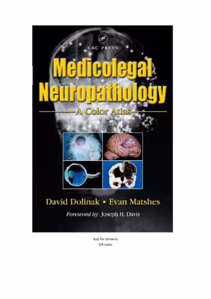 خرید و دانلود نسخه کامل کتاب Medicolegal Neuropathology