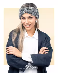 هدبند زنانه تمام خز سام 641