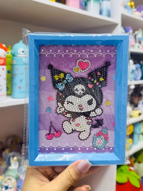 نقاشی الماسی قاب دار طرح کورومی 4