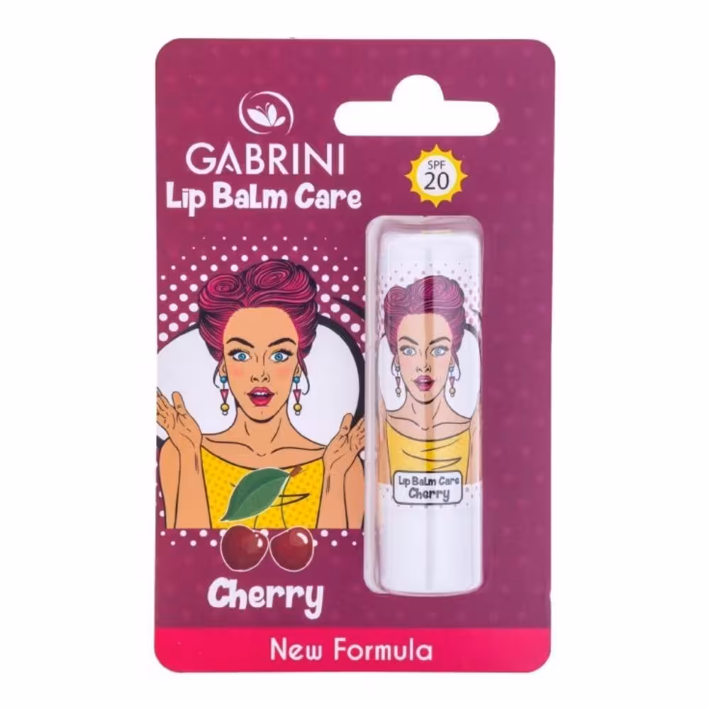 مشخصات، خرید و قیمت بالم لب گابرینی با رایحه گیلاس Cherry با spf 20 حجم 5 گرم ⭐️ ویان مارکت