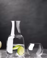 پارچ و لیوان شب پاشاباغچه کریستال LEO